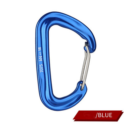 12/23/24/25KN Karabīne D formas atslēgu āķi Alumīnija kāpšanas drošība Master Lock āra pacelšanās rīks alpīnisma aprīkojums