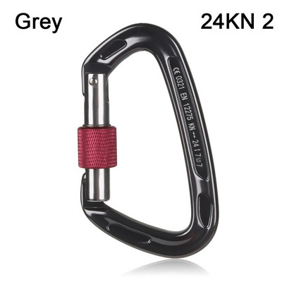 12/23/24/25KN Karabīne D formas atslēgu āķi Alumīnija kāpšanas drošība Master Lock āra pacelšanās rīks alpīnisma aprīkojums