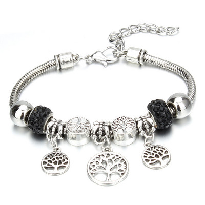 Vintage Romantic Love DIY Charm βραχιόλι Heart Love Key and Lock Βραχιόλι & βραχιόλι DIY κοσμήματα Δώρα για γυναίκες Κοσμήματα