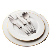 Πτυσσόμενο κουτάλι από τιτάνιο Σπόρκ Πιρούνι Εξωτερικού Επιτραπέζιο σκεύος Μαγειρικά σκεύη Διπλωμένα πλακέ σκεύη Εξαιρετικά ελαφριά μαγειρική περιβαλλοντικά αξεσουάρ για πικνίκ