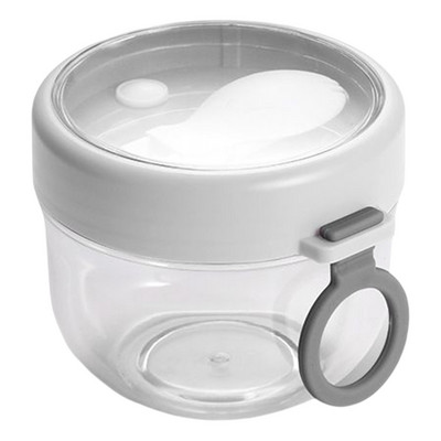 Biezs PC Caurspīdīgs auzu kauss Praktisks uzkodu trauks skolas birojam