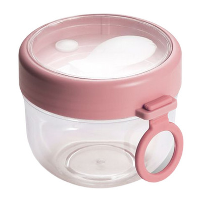 Biezs PC Caurspīdīgs auzu kauss Praktisks uzkodu trauks skolas birojam