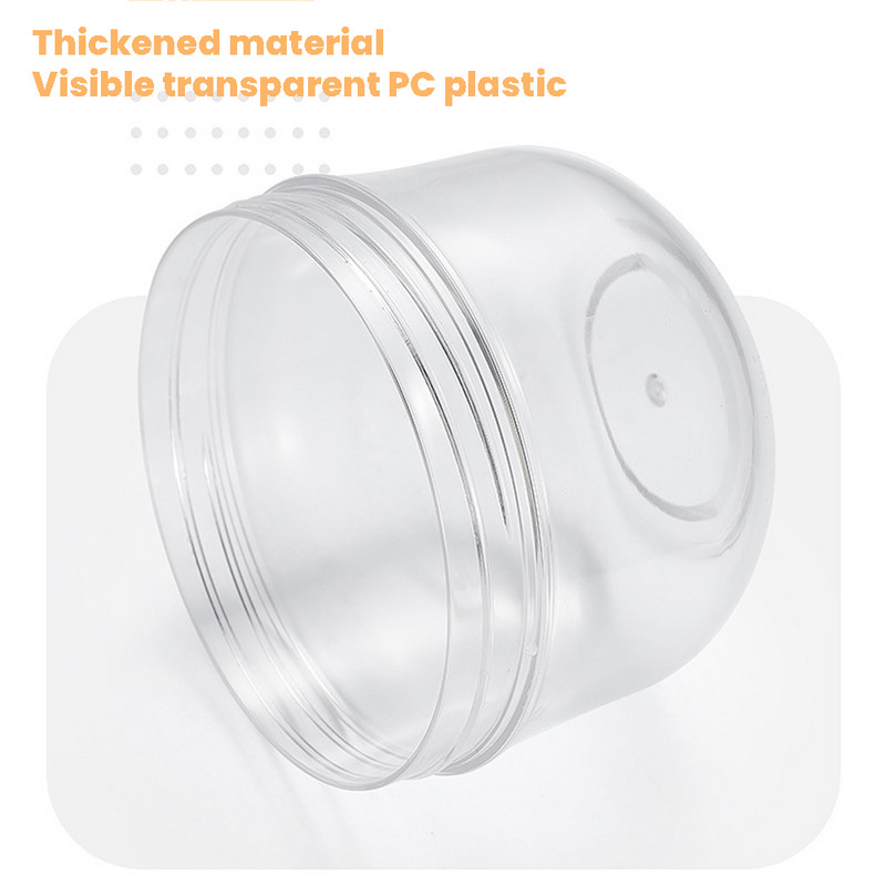 Biezs PC Caurspīdīgs auzu kauss Praktisks uzkodu trauks skolas birojam