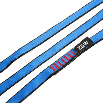 23KN 16mm 150cm/4,9ft Rope Runner Sling Flat Strap Belt for Oreining Rock Climbing Caving Rappelling Rescue