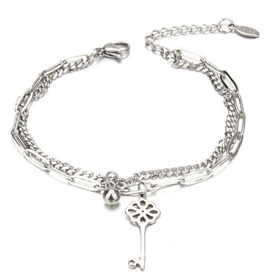 Karstā izpārdošana Sprādzes Dizaina Rokassprādze Zilonis Spāres Krusts Pūces Stila Sieviešu Rokassprādze Nerūsējošā tērauda Ķēdes Rokassprādzes Rotaslietas