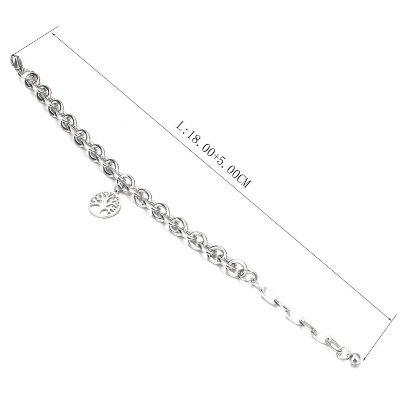 Karstā izpārdošana Sprādzes Dizaina Rokassprādze Zilonis Spāres Krusts Pūces Stila Sieviešu Rokassprādze Nerūsējošā tērauda Ķēdes Rokassprādzes Rotaslietas