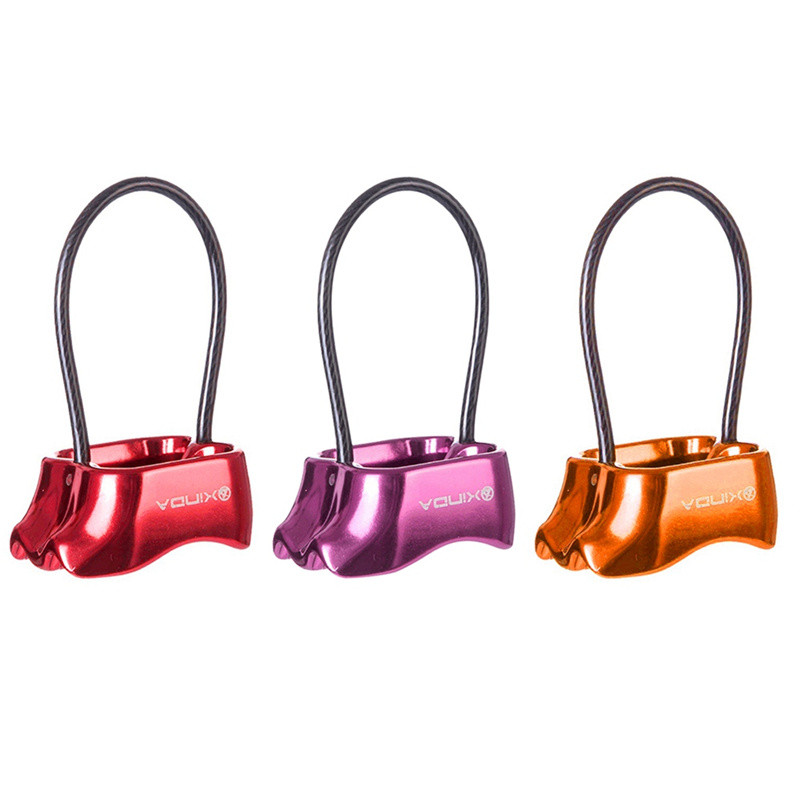 XINDA Professional Rappel ATC Belay Device aliuminis nusileidžiantis lauko stovyklavimo ir žygių laipiojimo uolomis įranga