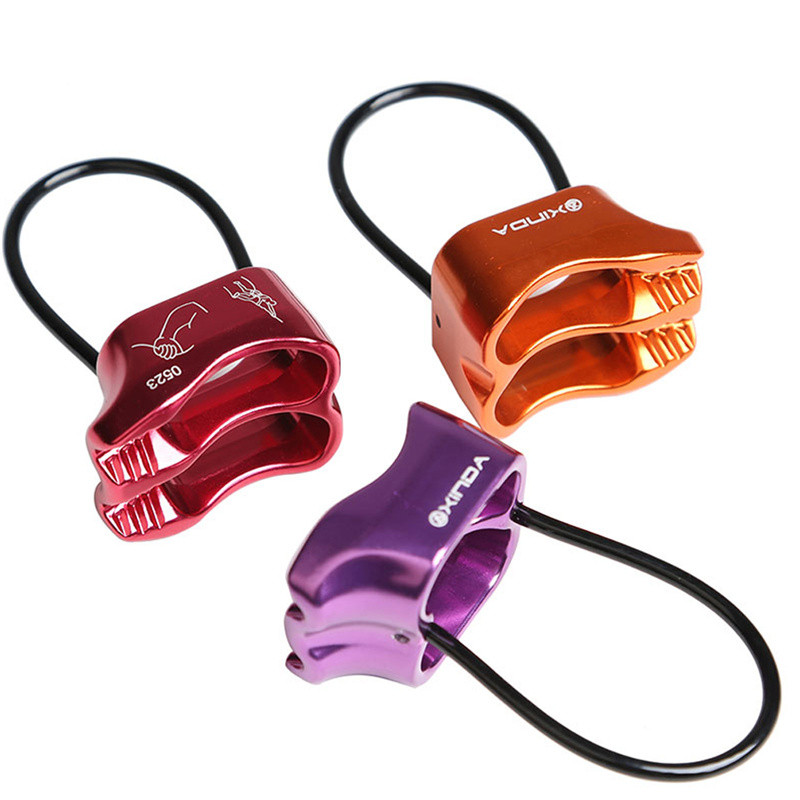 XINDA Professional Rappel ATC Belay Device aliuminis nusileidžiantis lauko stovyklavimo ir žygių laipiojimo uolomis įranga
