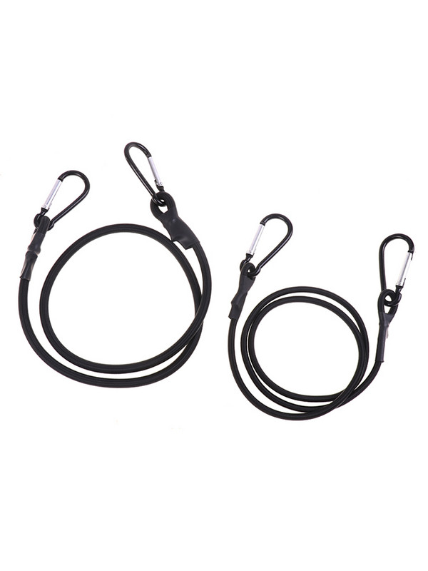 Karabīne Lieljaudas Lieljaudas bungee auklas saišu siksnas aukla ar karabīnes āķiem Kajaku kempinga riteņbraukšanas bagāžas piederumi