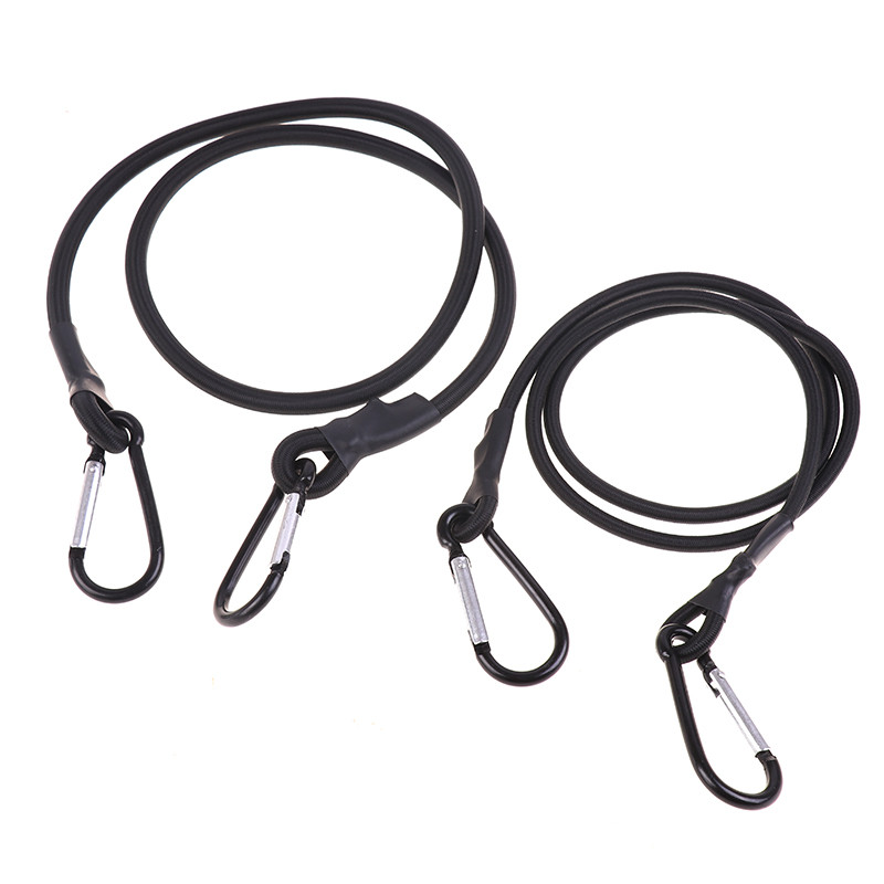 Karabīne Lieljaudas Lieljaudas bungee auklas saišu siksnas aukla ar karabīnes āķiem Kajaku kempinga riteņbraukšanas bagāžas piederumi