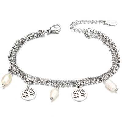 Nove narukvice od nehrđajućeg čelika Drvo života Sretno Križ Morska zvijezda Par Srce Narukvice za žene Lančić Narukvica Nakit