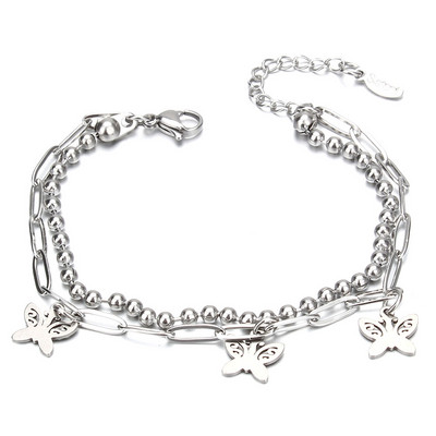 Nove narukvice od nehrđajućeg čelika Drvo života Sretno Križ Morska zvijezda Par Srce Narukvice za žene Lančić Narukvica Nakit