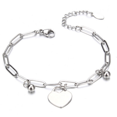 Modes nerūsējošā tērauda rokassprādzes Dzīvības koks Butterfly Cross Zvaigžņu sirds aproces sievietēm Modernas ķēdes šarmu rokassprādzes rotaslietas