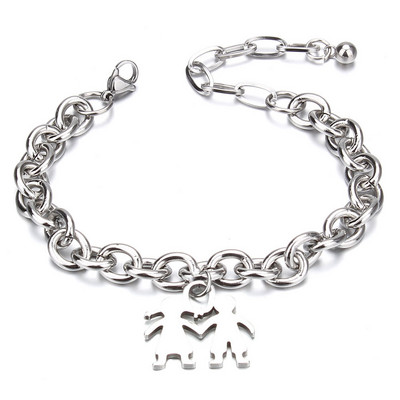 Modes nerūsējošā tērauda rokassprādzes Dzīvības koks Butterfly Cross Zvaigžņu sirds aproces sievietēm Modernas ķēdes šarmu rokassprādzes rotaslietas