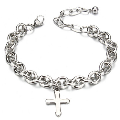 Modes nerūsējošā tērauda rokassprādzes Dzīvības koks Butterfly Cross Zvaigžņu sirds aproces sievietēm Modernas ķēdes šarmu rokassprādzes rotaslietas