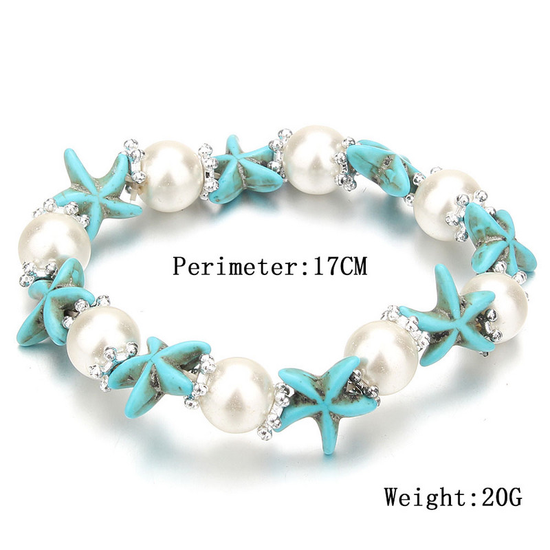 Nauja madinga moteriška apyrankė Madinga rankų darbo sruogelių iš akmens karoliukų apyrankės Apyrankės Elastingumas Moterims Apyrankės Papuošalai Pulserai