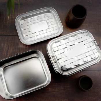 Кутия за обяд Двуслойна кутия за съхранение от неръждаема стомана Поддържайте топлината Калъф за контейнер за храна Запечатана топлоизолационна кутия Bento Домашни джаджи