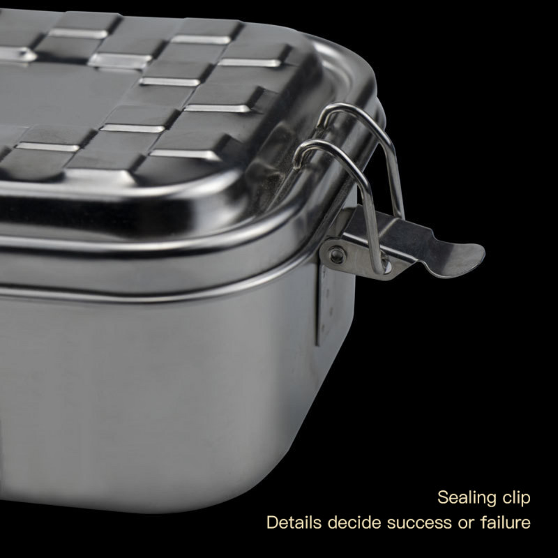 Pusdienu kastes nerūsējošā tērauda divslāņu uzglabāšanas futrālis, kas uztur siltumu pārtikas konteinera korpuss, noslēgts siltumizolācija, Bento Box mājas sīkrīki