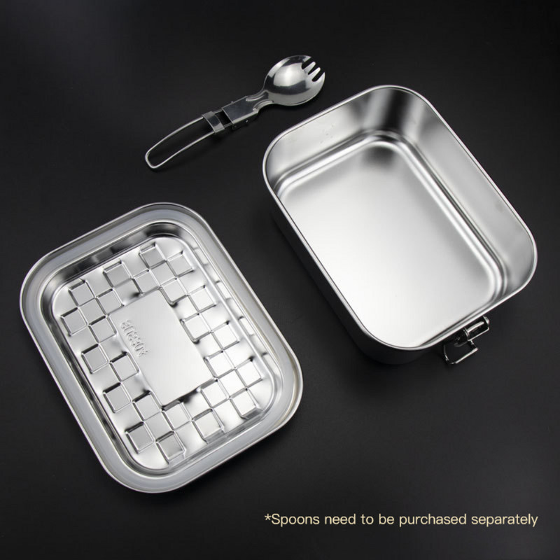 Pusdienu kastes nerūsējošā tērauda divslāņu uzglabāšanas futrālis, kas uztur siltumu pārtikas konteinera korpuss, noslēgts siltumizolācija, Bento Box mājas sīkrīki