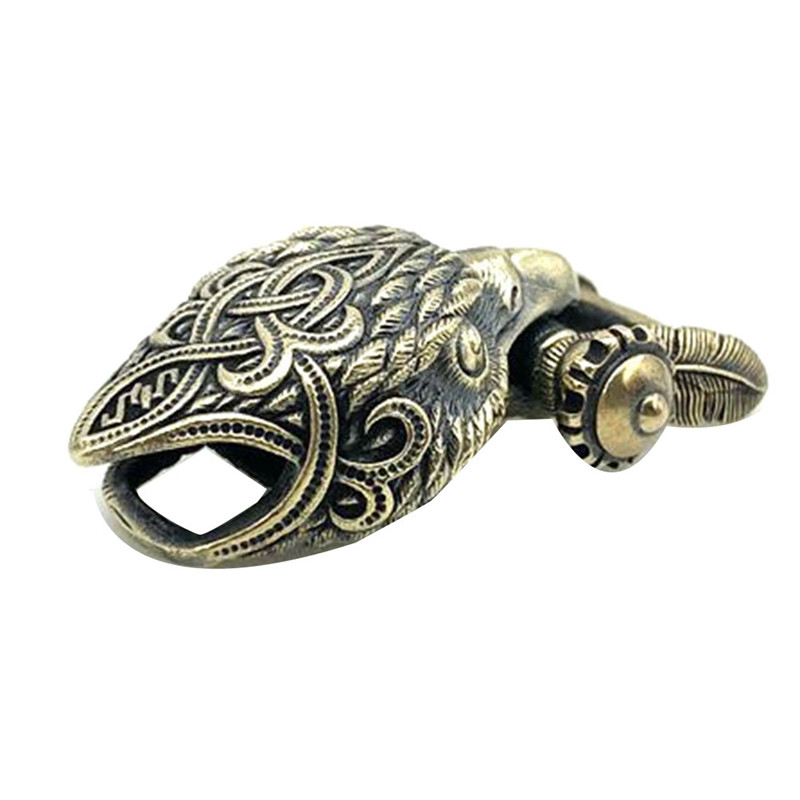 EDC kültéri szerszám barkács kiegészítők karkötőfonáshoz Paracord dekoratív csat sárgaréz sasfej