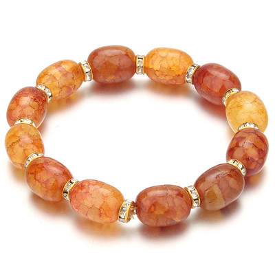 Nove visokokvalitetne ženske narukvice, kristalne narukvice od staklenih perli u 10 boja, narukvice s privjescima, narukvice s privjescima za žene, elastični nakit