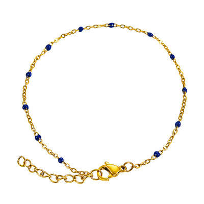 Modes nerūsējošā tērauda rokassprādzes zelta krāsa zila sarkana sievietēm Lucky Jewelry Gifts