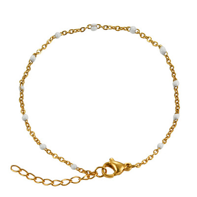 Modes nerūsējošā tērauda rokassprādzes zelta krāsa zila sarkana sievietēm Lucky Jewelry Gifts