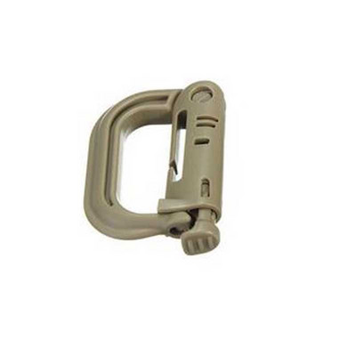 Augstas izturības sprādzes slēdzene Atslēgu piekariņš Plastmasas važas karabīne D veida gredzena saspraudes siksnas mugursoma Grimlock āra sportam