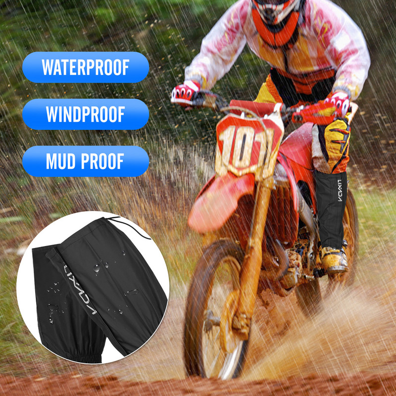 „Lixada“ vandeniui atsparūs laipiojimo laipiojimo getrai lauke Apsauginiai batų užvalkalai, Unisex, Užsegami užtrauktuku, dėvimi medžiaginiai getrai