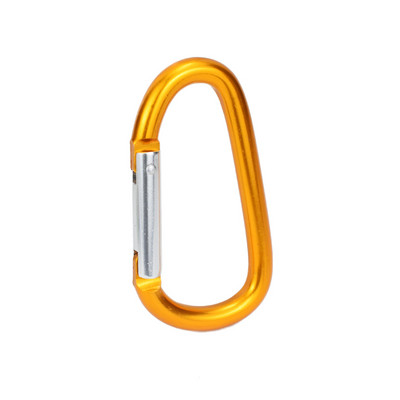 1vnt Didelis dydis 98x53mm karabinas, didelis D mygtukas, kempinė, rankena, sagtis D formos žiedo formos aliuminio lydinio kempinė apsipirkimo kabliukas atsitiktinė spalva