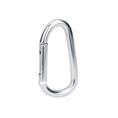 1vnt Didelis dydis 98x53mm karabinas, didelis D mygtukas, kempinė, rankena, sagtis D formos žiedo formos aliuminio lydinio kempinė apsipirkimo kabliukas atsitiktinė spalva