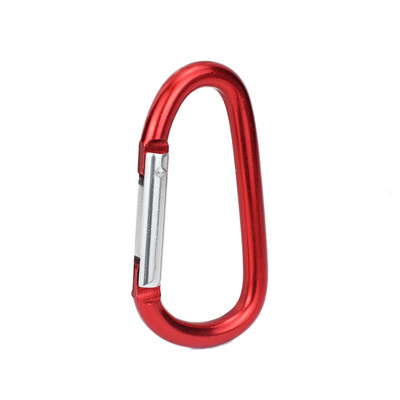 1vnt Didelis dydis 98x53mm karabinas, didelis D mygtukas, kempinė, rankena, sagtis D formos žiedo formos aliuminio lydinio kempinė apsipirkimo kabliukas atsitiktinė spalva