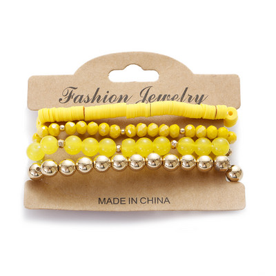 Vintage Bohemia Sieviešu Rokassprādzes Komplekts Šarms Rokas Akmens Pērlītes Pušķi Kuloni Rokassprādzes Pour Les Femmes 4gab/partija