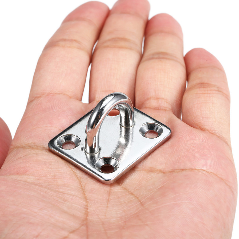 5 mm akinių plokštelės karabinai varžtų rinkinys Daugiafunkcis sieninis pakabinamas kablys, skirtas tvirtinti prie sienos hamakai jogos treniruotėms