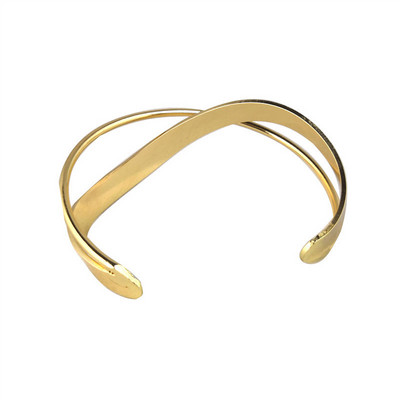 Модна сплав кръгла верига талисмани маншет гривна за жени женски златни сребърни цветни гривни висулка бижута