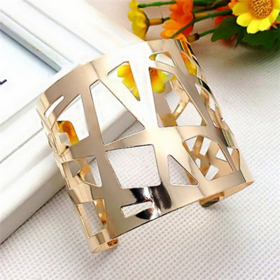 Модна сплав кръгла верига талисмани маншет гривна за жени женски златни сребърни цветни гривни висулка бижута