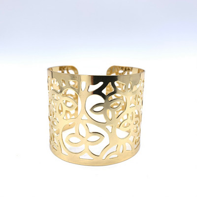 Модна сплав кръгла верига талисмани маншет гривна за жени женски златни сребърни цветни гривни висулка бижута