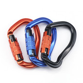 Kāpšanas karabīne āra kempings mugursoma Alumīnija sprādze D veida gredzenu atslēgu piekariņa klipsis alpīnisma atkārtoti lietojama karabīne