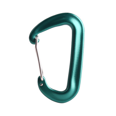 12 KN D formas sprādzes kāpšanas slēdzene Drošības slēdzenes āķis āra pārgājienam alpīnisma profesionāls karabīnes sprādzes āķis