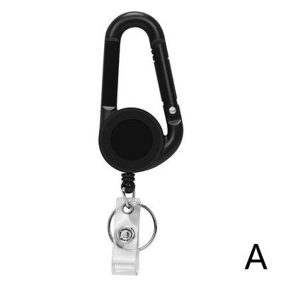 Kempinga teleskopiskais atslēgu piekariņš atslēgu piekariņa klipsis Izvelkams atslēgu piekari Kempinga kāpšanas atslēgu piekariņš āra atslēgu piekariņš pret pazaudēšanu