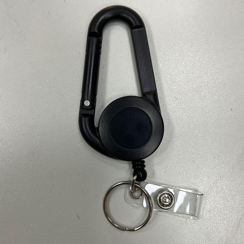 Kempinga teleskopiskais atslēgu piekariņš atslēgu piekariņa klipsis Izvelkams atslēgu piekari Kempinga kāpšanas atslēgu piekariņš āra atslēgu piekariņš pret pazaudēšanu