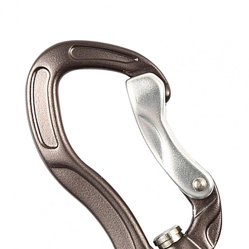 Laipiojimo karabinas D tipo pasukamas automatiškai užsifiksuojantis nerūdijantis plienas, tvirtas aitvaras naminių gyvūnėlių pavadėlis hamako sagtis, skirta laipiojimui lauke