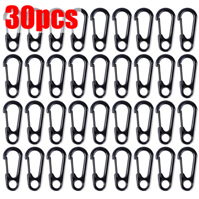 10/20/30gab Mini karabīnes omāru aizdare Sprādze Keychian āra kempings pārgājienu sprādzes sakausējums atsperes āķi Atslēgu piekariņi rīks