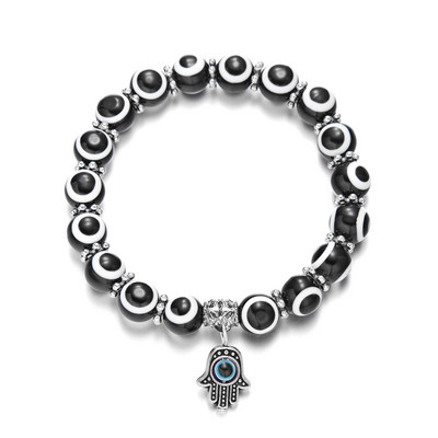 Turcijas Lucky Evil Eye rokassprādzes sievietēm Vīriešiem Ar rokām darinātas zilas acs plaukstas rokassprādze Bring You Luck Mierīga šarma rokassprādze Rotaslietas
