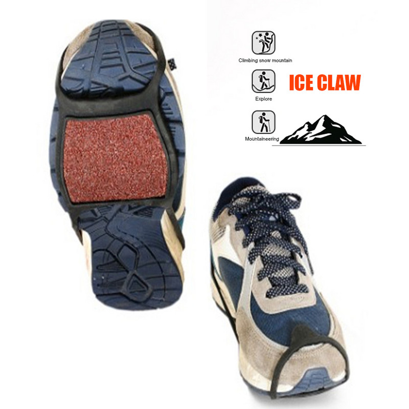 1 pora neslystančių ledo batų Spyglių rankenos Batų užvalkalai Stovyklavimo segtukai Žiemą lauke Sniego Nešiojami lauko elementai