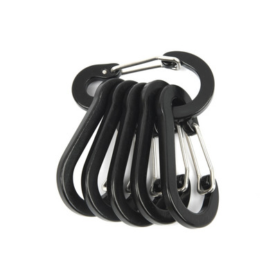 Makšķerēšanas CC1 6Gb Alumīnija sakausējuma karabīnes atslēgu piekariņš āra kempings kāpšana ar sprādzes slēdzeni sprādzes āķis makšķerēšanas rīks 6 krāsu