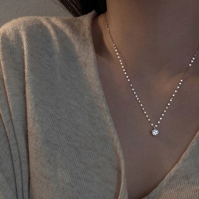 Sajūta Emocionāla Jutīga krāsas maiņa Mīlestības kulonu kaklarota Nerūsējošā tērauda fāzēm ķēdes kaklarota Dāvanu rotaslietas jauna mode