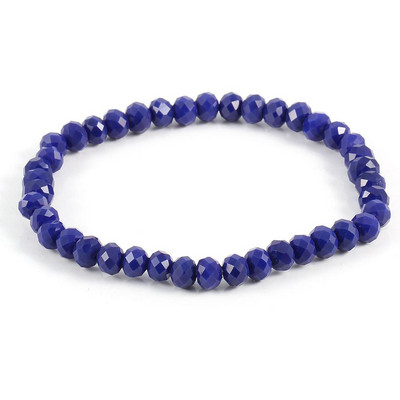 Divatos színes 4x6 mm-es üvegkristály gyöngyös karkötők kötéltávolságú karkötő femmel kézzel készített karkötő nőknek és lányoknak