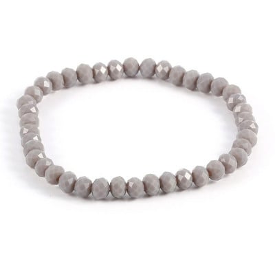 Divatos színes 4x6 mm-es üvegkristály gyöngyös karkötők kötéltávolságú karkötő femmel kézzel készített karkötő nőknek és lányoknak