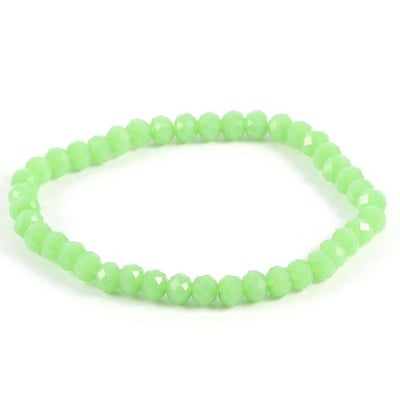 Divatos színes 4x6 mm-es üvegkristály gyöngyös karkötők kötéltávolságú karkötő femmel kézzel készített karkötő nőknek és lányoknak